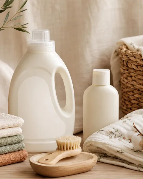 Fragrance-free baby products, cotton washcloths, swaddle, and laundry basics for sensitive skin